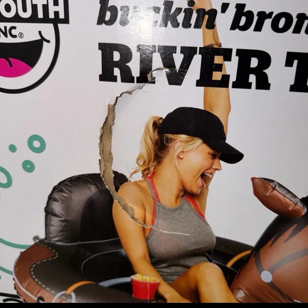 NEW Big Mouth Inc Buckin’ Bronco River Tube - Picture 4 of 4